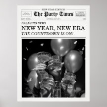 Die Party Times Zeitung Neues Jahr Neue Ära