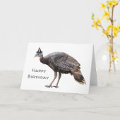 Die Party-Türkei-Geburtstags-Karte Karte (Gelbe Blume)