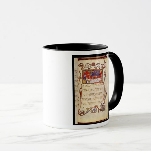 Die Passahfest-Mahlzeit, Nordspanien Tasse (VorderseiteRechts)