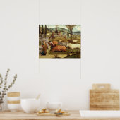 Die Passionen von Pasiphae, Ehefrau von König Mino Poster (Küche)