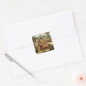 Die Passionen von Pasiphae, Ehefrau von König Mino Quadratischer Aufkleber (Umschlag)