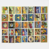 Die Patchwork-Frucht-Fleece-Decke Fleecedecke (Vorderseite (Horizontal))