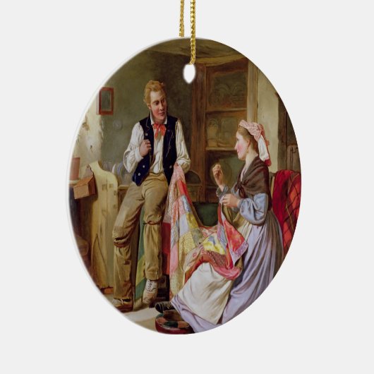 Die Patchwork-Steppdecke Keramikornament (Rechts)