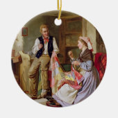 Die Patchwork-Steppdecke Keramikornament (Vorne)