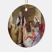 Die Patchwork-Steppdecke Keramikornament (Links)