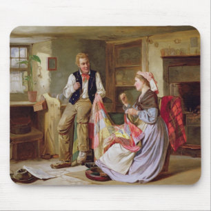 Die Patchwork-Steppdecke Mousepad