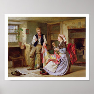 Die Patchwork-Steppdecke Poster