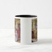 Die Patchwork-Steppdecke Tasse (Zentrum)
