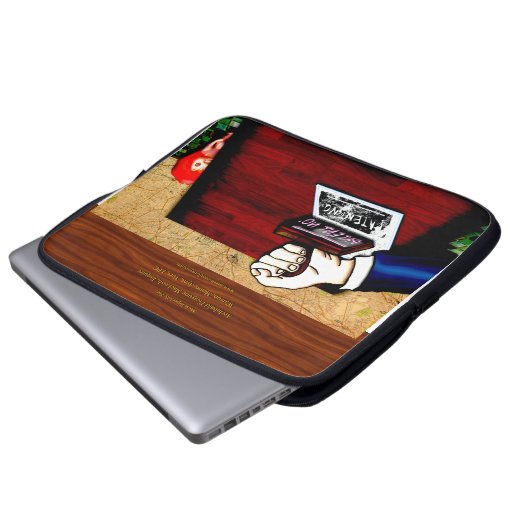 Die Patenttruppe (Personalisiert) Laptopschutzhülle (Vorne Knopf)