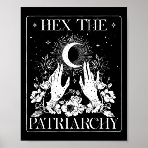 Die Patriarchat Halloween Feministische Hexe Poster
