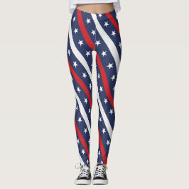 Die patriotischste amerikanische Flagge | 4. Juli  Leggings