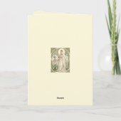 Die Patronin der Milchwirtschaft St. Brigid Karte (Rückseite)