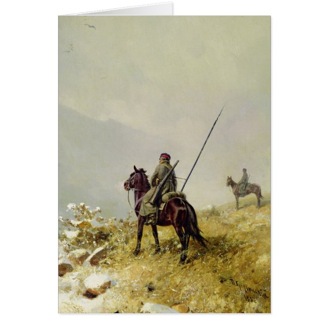 Die Patrouille, 1887 (Vorne)