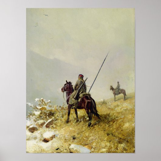 Die Patrouille, 1887 Poster (Vorne)