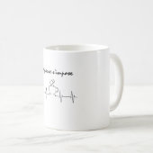 Die Pause ist notwendig Kaffeetasse (VorderseiteRechts)