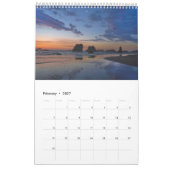 Die Pazifikküste 2016 - Siegel und Scenics Kalender (Feb 2027)