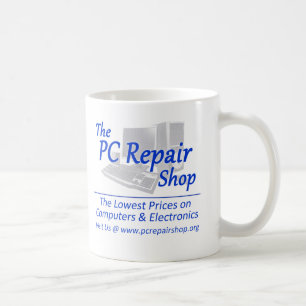 Die PC Reparaturwerkstatt Kaffeetasse