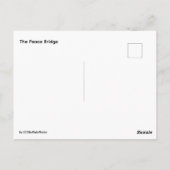 Die Peace Bridge Postkarte (Rückseite)