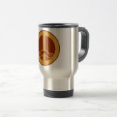 Die Peace Stache Tasse - wählen Sie Stil (VorderseiteRechts)
