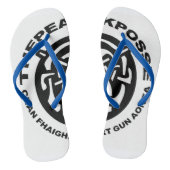 Die PeakPosse-Flip-Flops Badesandalen (Fußbett)