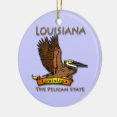 Die Pelikan-Staats-Louisiana-Verzierung Keramikornament (Links)