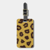 Die Pelzsammlung - Leopard Gepäckanhänger (Vorderseite vertikal)
