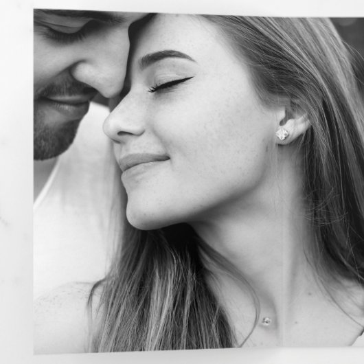 Die Penelope | Moderne Dreifach-Einladung Dreifach Gefaltete Ankündigung (Innen Erste Seite)