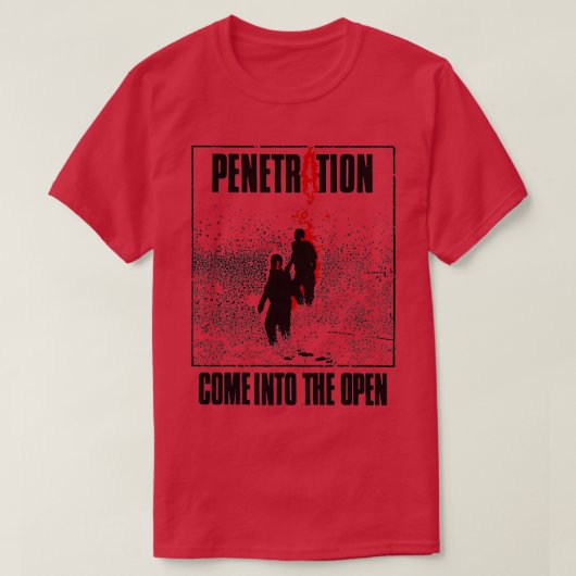 Die Penetration kommt in den offenen Punk  T-Shirt (Design vorne)