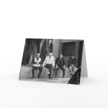 Die pensionierte sizilianische Mann-leere Karte