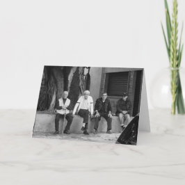 Die pensionierte sizilianische Mann-leere Karte