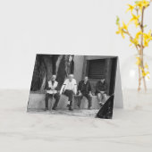 Die pensionierte sizilianische Mann-leere Karte (Gelbe Blume)