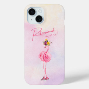 Die Pensionierung steht dir gut! Flamingo in Sneak Case-Mate iPhone Hülle