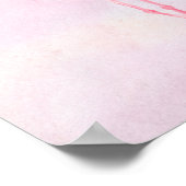 Die Pensionierung steht dir gut! Flamingo in Sneak Poster (Ecke)