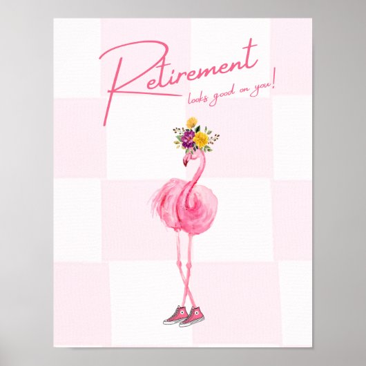 Die Pensionierung steht dir gut! Flamingo in Sneak Poster (Vorne)