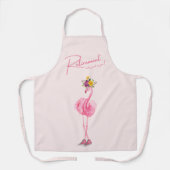 Die Pensionierung steht dir gut! Flamingo in Sneak Schürze (Vorderseite)
