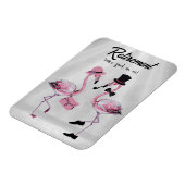 Die Pensionierung steht uns gut! Chic Classy Flami Magnet (Linke Seite)