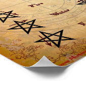 DIE PENTAGRAMM POSTER (Ecke)
