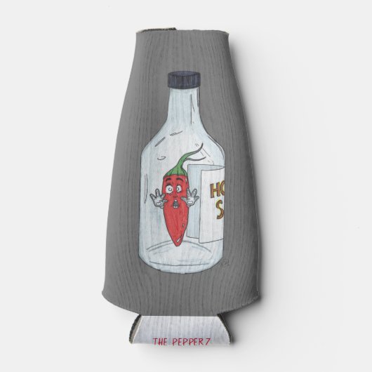 Die Pepperz, gefangen, Flasche Cooler Flaschenkühler (Vorderseite)