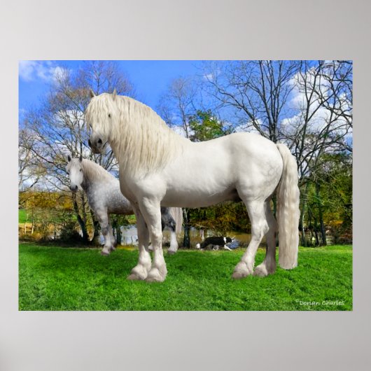 "Die Percherons" Poster (Vorne)