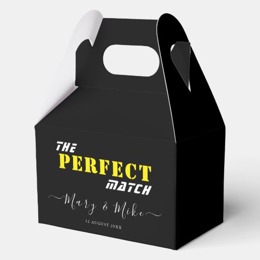 Die PERFEKT-Match - "Medium Gable Favor" Geschenkschachtel (Vorderseite)