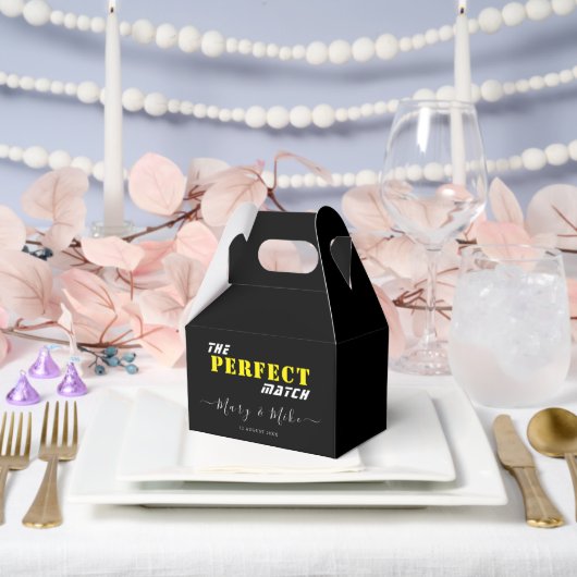 Die PERFEKT-Match - "Medium Gable Favor" Geschenkschachtel (Hochzeit)