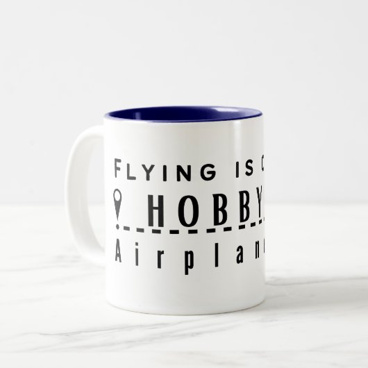 Die perfekte Airlook-Tasse mit zwei Tonen Kaffee Zweifarbige Tasse (Vorderseite Links)