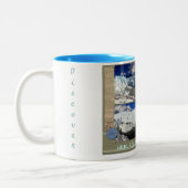 Die perfekte Alaska-Tasse Zweifarbige Tasse (Links)