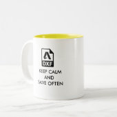 Die perfekte Autocad Designer-Kaffee-Tasse Zweifarbige Tasse (Vorderseite Links)