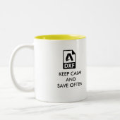 Die perfekte Autocad Designer-Kaffee-Tasse Zweifarbige Tasse (Links)