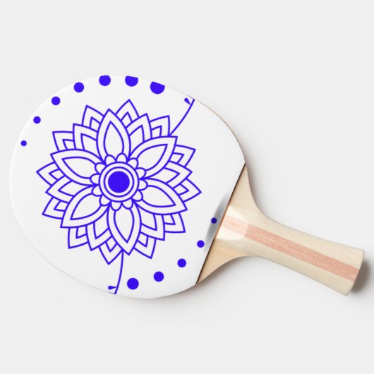 Die perfekte Balance: Personalisiertes Pingpongpad Tischtennis Schläger (Seitenansicht)