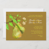 Die perfekte Birne Einladung (Rückseite)