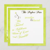 Die perfekte "Birne"-Einladung Einladung (Vorne/Hinten)