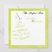 Die perfekte "Birne"-Einladung Einladung (Vorderseite)