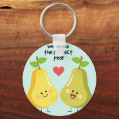 Die perfekte Birne machen wir in unserem sonnigen Schlüsselanhänger (Vorderseite)